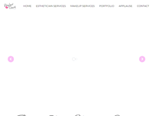 Tablet Screenshot of perfecttouchmakeup.com